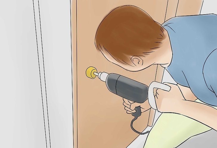 استفاده از دریل برای کلید شکسته در قفل