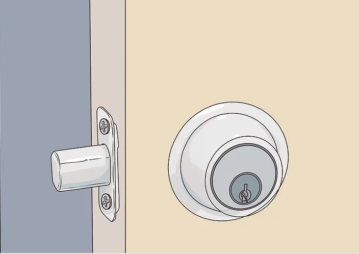 قفل کردن درب ضد سرقت