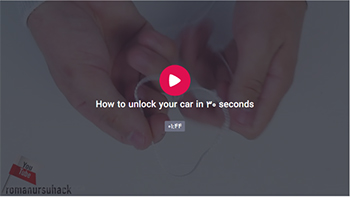 How to unlock your car in 30 second